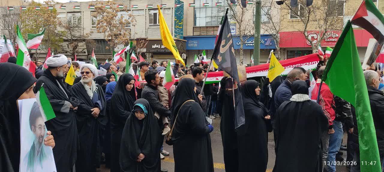 حضور پرشور مردم قزوین در راهپیمایی روز قدس